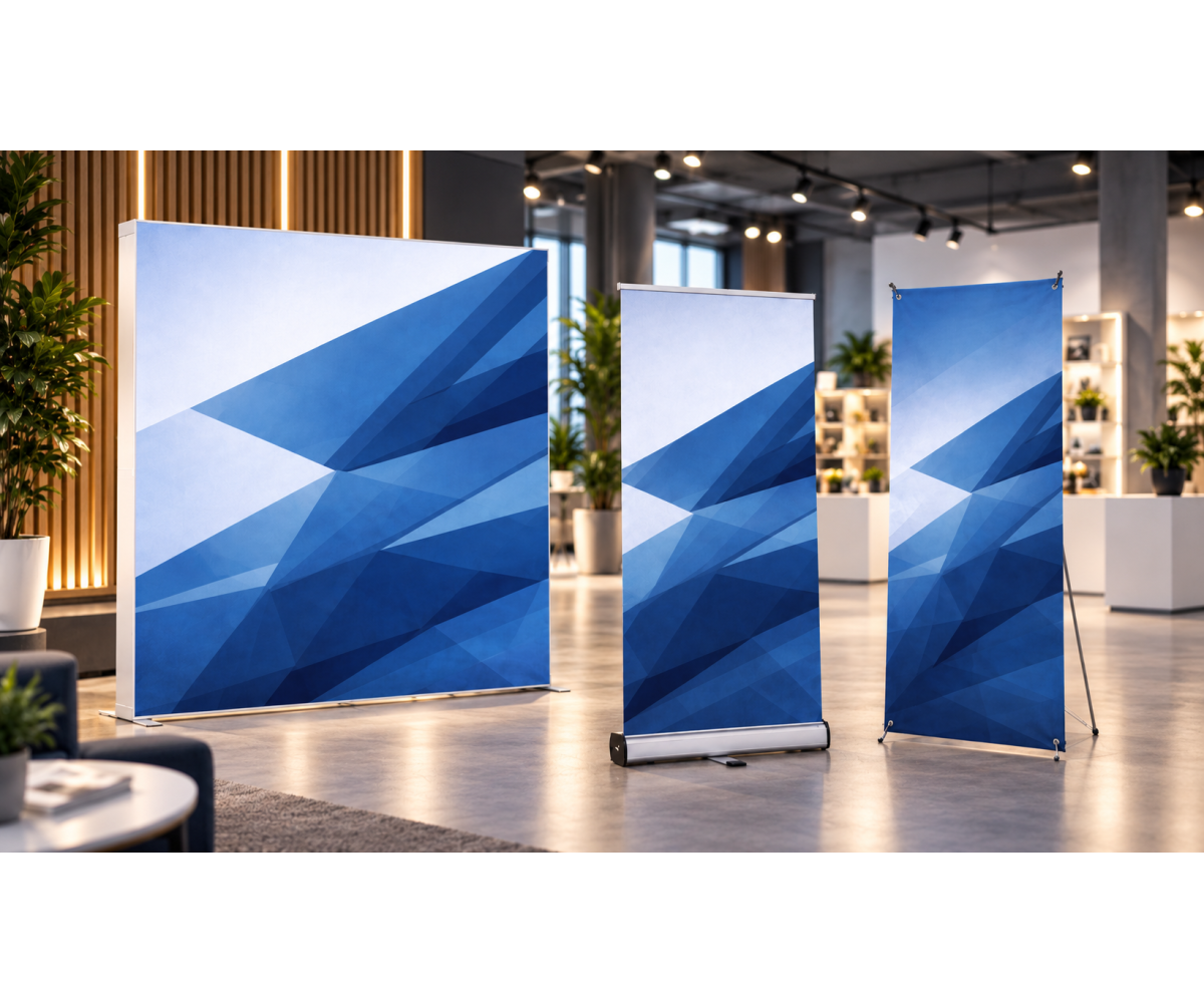 Roll-up, totem ou mur textile : que choisir ?