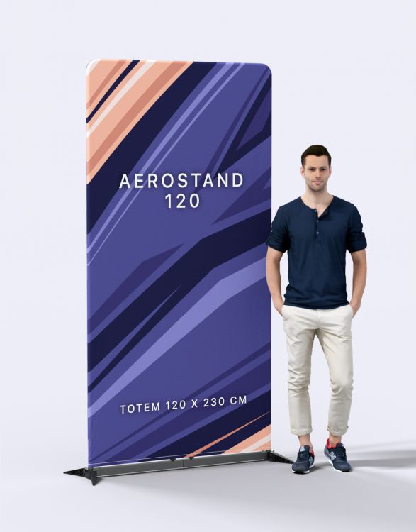 AEROSTAND 120  Wall Display Stand 120X230cm
