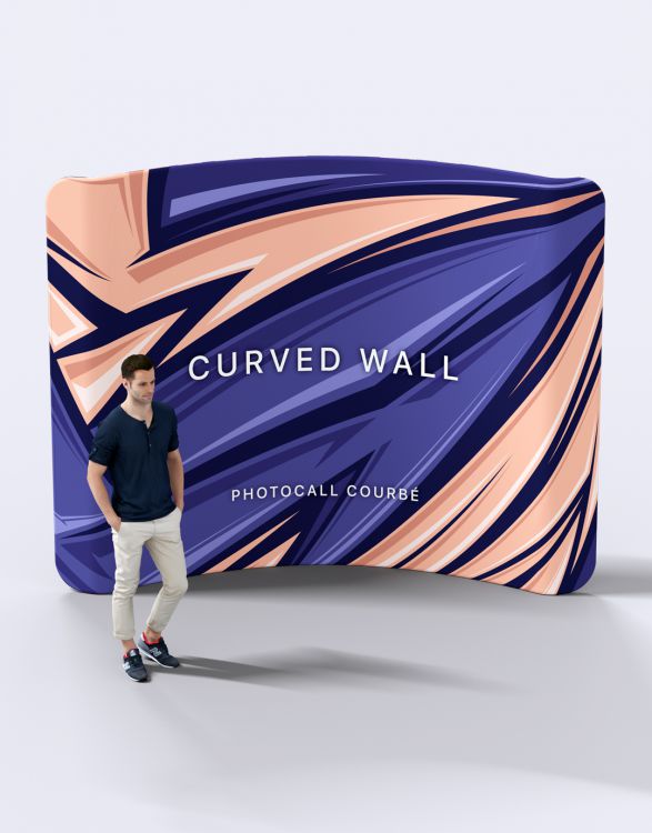 CURVED WALL  Curved Wall 310 x 245 cm 
